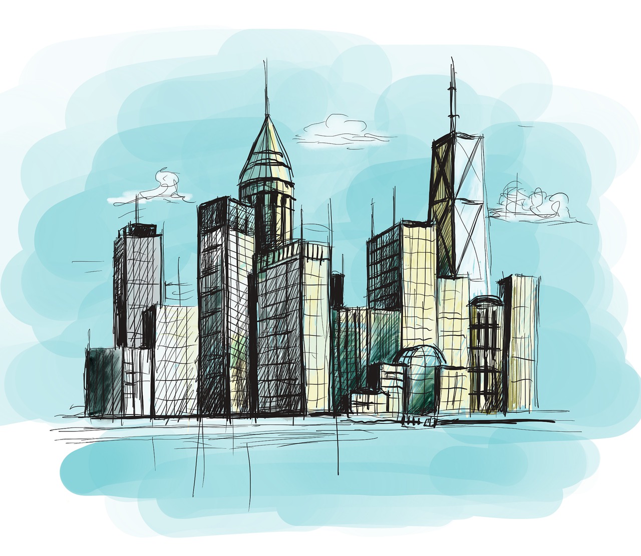 sketch, city, skyline-5622725.jpg